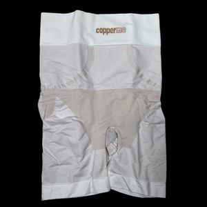 New Copperme White Copper Infused Push Up Shaping Shorts Size L/XL